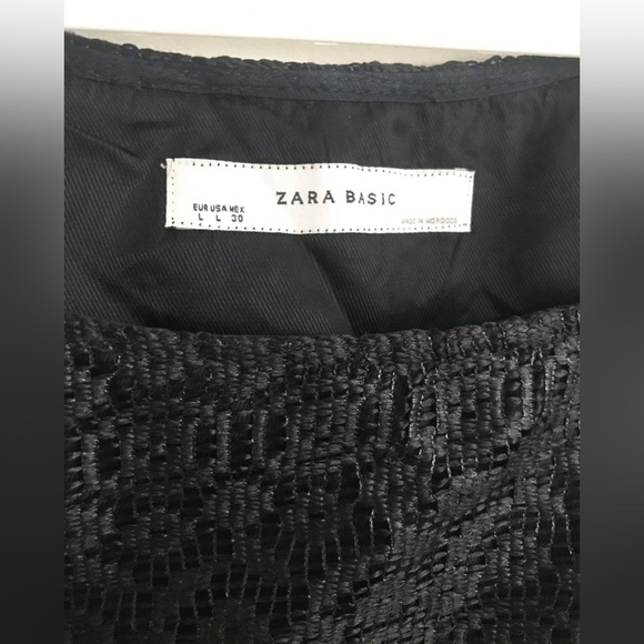 Zara Black Lace Dress - Picture 2 of 4